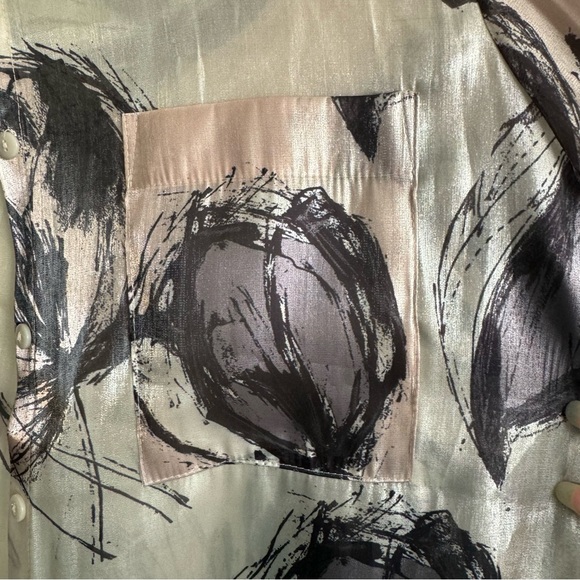 Alfani Abstract Floral Blouse - Picture 6 of 7